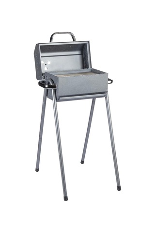 Igrıll Barbekü Cube 402 Mm Kömürlü Mangal Gri