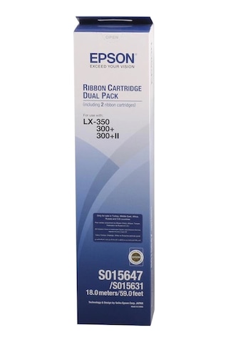 Epson S015647ba Lx-300-350 2'li Paket Şerit Kdo