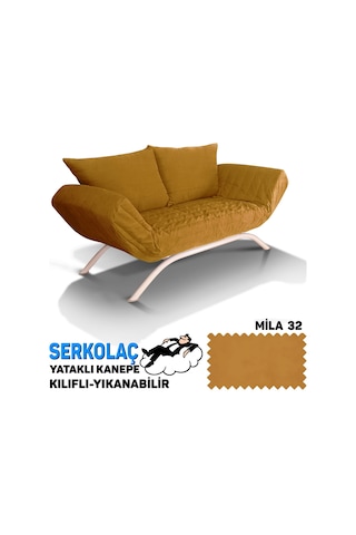 Serkolaç Yıkanabilir Yataklı Kanepe - Mila 32