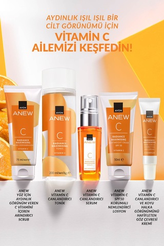 Avon Anew Radiance Maximising Mikro Dermabrazyon Vitamin C Arındırıcı Scrub 75 ML