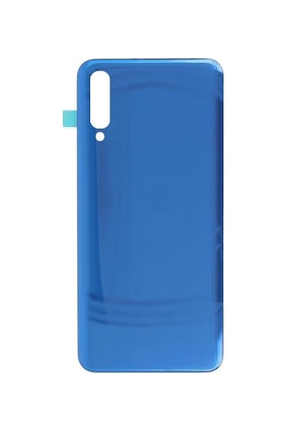 Samsung Galaxy Uyumlu A50 A505f Pil Kapağı Logolu - Mavi Mavi