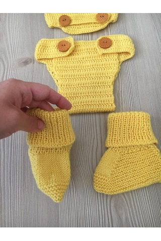 Bebek Kostümü Unisex Sarı