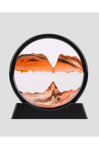 Znv Zenvia Mey İthalat Şeffaf Dekoratif Kum Saati Dayanıklı Gövde, Minimalist Stil, Masa Ve Vitrin Aksesuarı