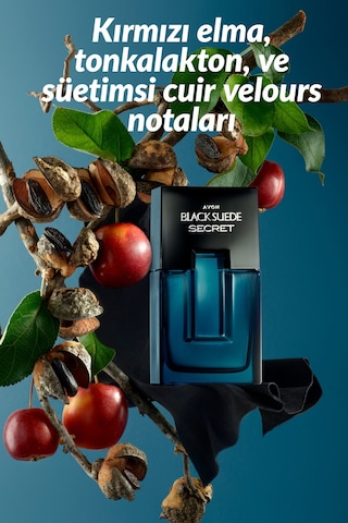 Avon Black Suede Secret Erkek Parfüm EDT 75 ML + Black Suede Secret Erkek Roll-On Deodorant 50 ML