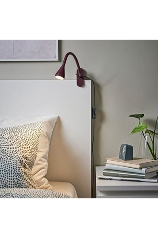 Ikea Nävlınge Çalışma Lambası, Koyu Kırmızı