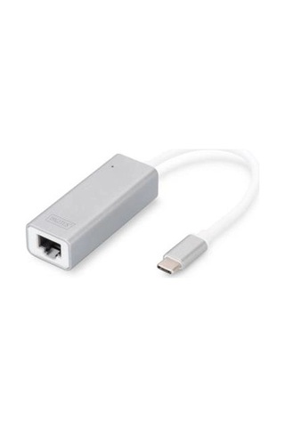 Digitus Dn-3024 Usb Type C Gigabit Ethernet Adaptörü, 1x10-100-1000 Port,1xusb Tip C Erkek Port Kd
