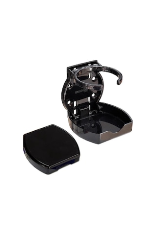 Sealux Katlanır Bardaklık. Tekne Ve Karavan Bardak Tutucu. Siyah