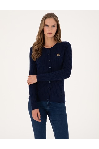 Pierre Cardin Kadın Lacivert Hırka Triko 50317064-vr033 Lacivert