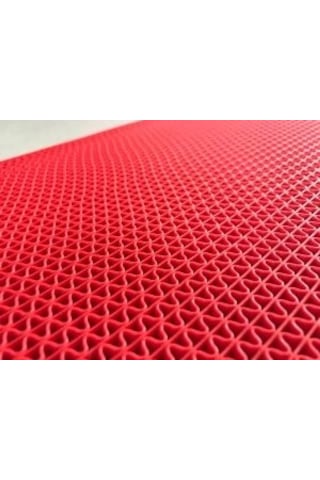Z-mat Dokulu Kırmızı Paspas 5 Mm 120 Cm Kırmızı