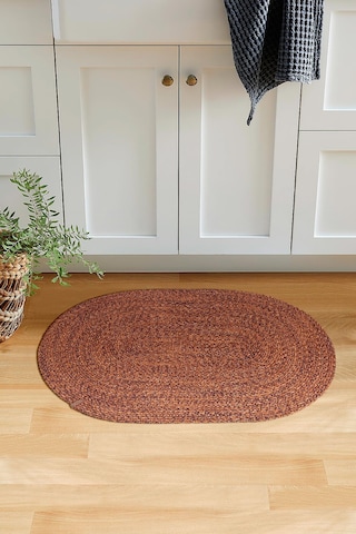 Cesta El Yapımı Örgü Kiremit Kilim 50x80 4034 Kiremit