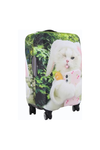 My Saraciye 84 Tavşan Kedi Valiz Kılıfı Bavul Kılıfı - Tavşan Kedi 84 001