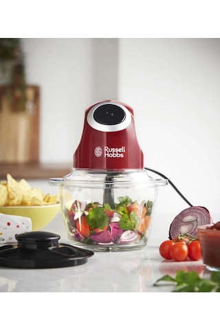 Russell Hobbs Mını Chopper 24660-56 Mini Doğrayıcı Kırmızı