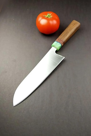 Depo Trend Depotrend Aura Serisi Zülfikar Özkan Imzalı Santoku Japon Chef Bıçağı Çok Renkli