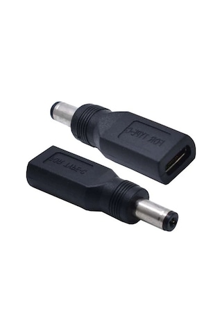 Wozlo Type-C to 5.5 x 2.1 MM Laptop Şarj Güç Adaptörü