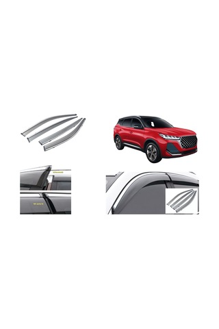 Chery Tiggo 8 Pro 2021+ Kromlu Cam Rüzgarlığı 4 Lü Sports Style