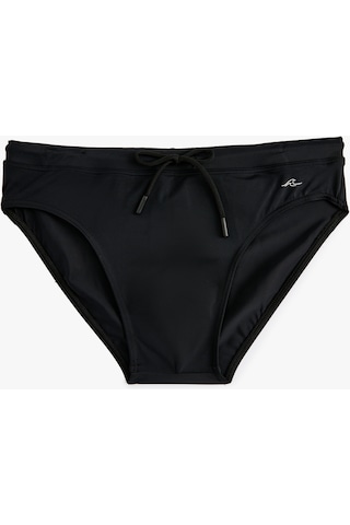 Koton Basic Slip Mayo Beli Bağlamalı Siyah 4sam00002mk 4SAM00002MK999
