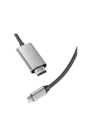 Ally Type-c To Hdmi 4k 60hz Çevirici Görüntü Kablosu 1.8m - Hdtv Projektör- 5775 Siyah
