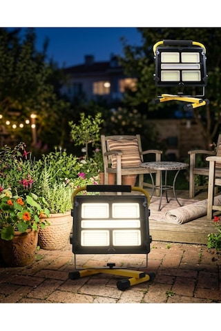 Solar Enerjili Led Kamp Feneri 4 Modlu Ayarlanabilir Açılı Güçlü Aydınlatma