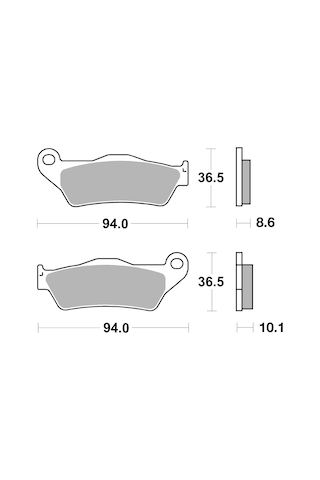 Brembo Fren Balatası Sinterli 07bb28sp Arka Bmw R850 1150 1200gs K1200 K1300 292 - 363