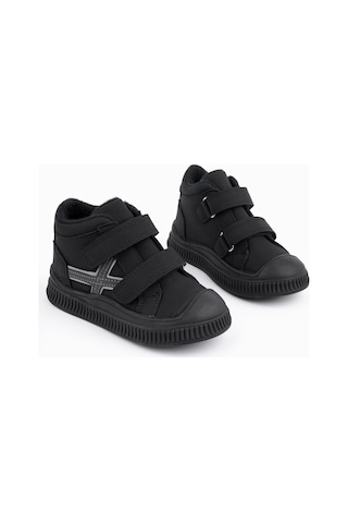 Muggo Nemo Çift Cırtlı Unısex Çocuk Bot Siyah