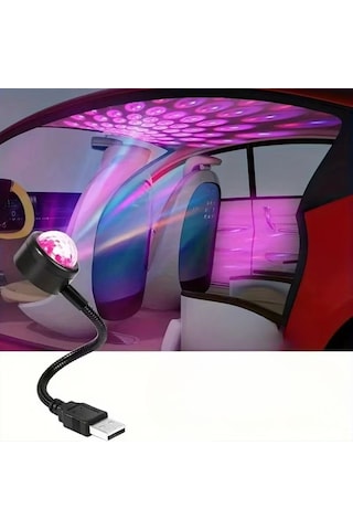Usb Sese Duyarlı 8 Farklı Mod Işıklı Led Atmosfer Işığı - Ambiyans Aydınlatması