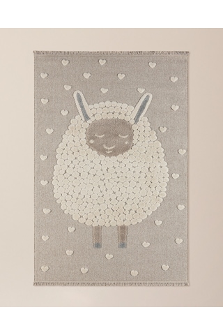 Madame Coco Mouton Halı - Bej - 120x180 Cm 8684427027417 Ekru