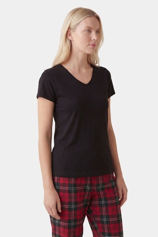 Türen Kadın Ekoseli Pijama Takımı T3618/kırmızı Çok renkli