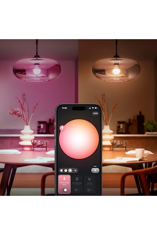 Philips Hue Essential 8w E27 806 Lumen Renkli Akıllı Ampul A60 2 Çok Renkli