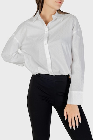 Armani Exchange Bayan Gömlek Xw001424 Af16631 U0002 Beyaz Beyaz