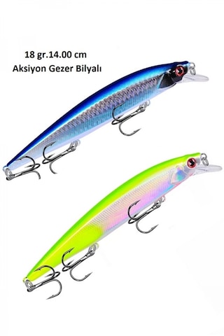 Rapala Lures Yapay Yem 2li Set 14cm 18 Gr Karışık Renkli