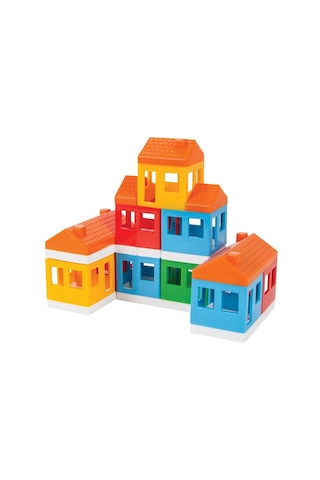Pilsan Mini Kent 40 Parça Eğitici ve Zeka Geliştirici Oyun Evi
