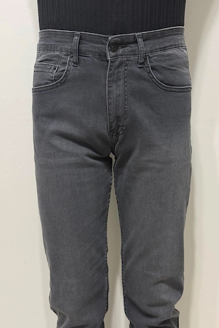 Hacker Denim Dmctekstil Erkek 1020 - Yüksek Bel Rahat Kesim Boru Paça Jean Pantolon Füme
