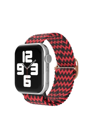 Mey Najmaddin Watch 38mm Star Kordon - Zigzag Kırmızı-siyah Najmaddin