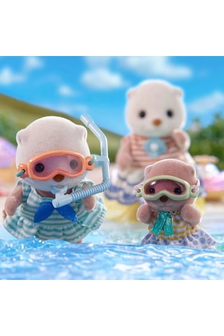 5804 Sylvanian Families Su Samuru Kız Kardeşler Ve Şnorkel Seti +3 Yaş Standart