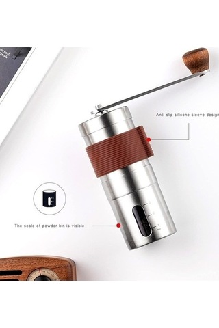 Didadodo Manuel Kahve Öğütücü, El Değirmeni, Paslanmaz Çelik, Taşınabilir, Seyahat İçin Pratik Tasarım Diğer