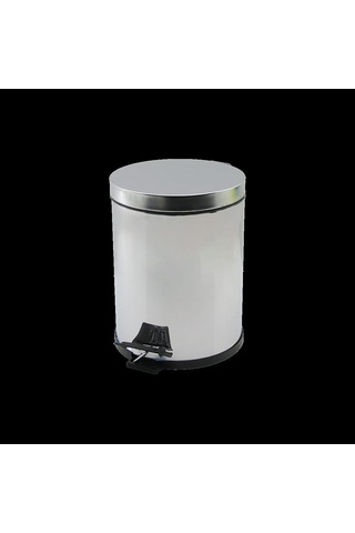 5 L Pedallı Çöp Kovası - Krom Kapak 20.5 Cm X 27.3 Cm