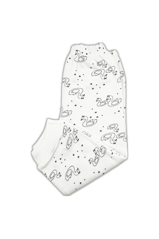 Sema Baby Sevimli Kuğu Bebek Pijama Takımı Siyah