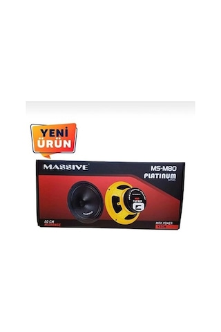 Massive Ms-m80 20cm 2024 Seri 450watt 175rms Iki Adet M8