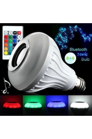 Kumandalı Bluetooth Disco Ampul Rgb Gün Işığı