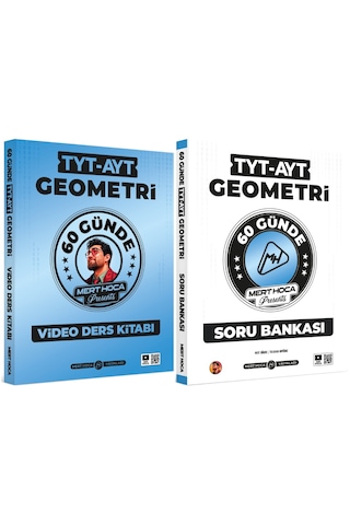 60 Günde TYT-AYT Geometri Video Ders Kitabı & Soru Bankası Seti Mert Hoca 60 Günde TYT-AYT Geometri Video Ders Kitabı & Soru Bankası Seti Mert Hoca