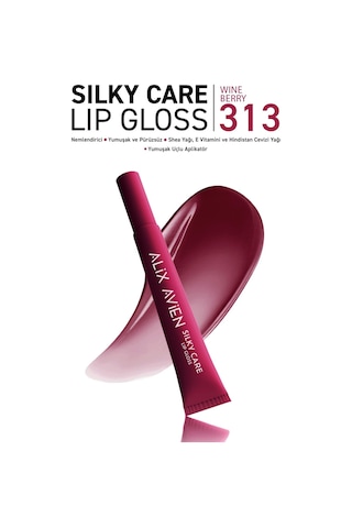 Alix Avien Silky Care Dolgun Gürünüm Ve Nemlendirici Etkili Dudak Parlatıcısı 313 Wire Berry