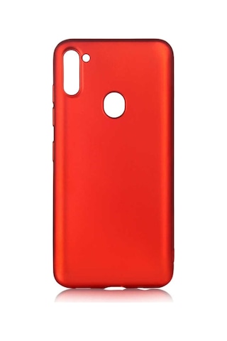 Samsung Galaxy Uyumlu A11 Kılıf Zore Premier Silikon Kapak-Siyah