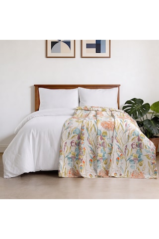 Aryıldız Home Agatha Tek Kişilik %100 Pamuk Pike 150x220 Cm Renkli