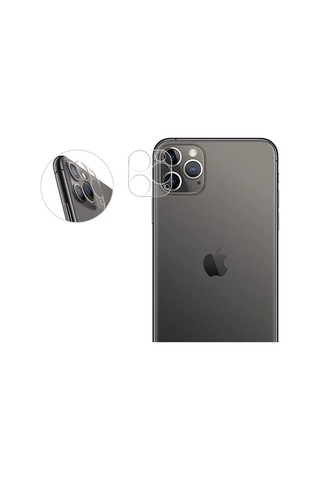 iPhone Uyumlu 12 6.1 Pro Full Tempered Kamera Koruyucu Kırılmaz Cam- 5775