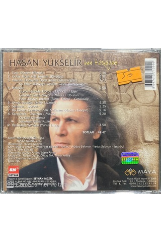 Plak Değildir Cd Dir Cd Hasan Yükselir Ben Türküyüm Cd