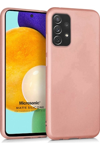 Microsonic Matte Silicone Samsung Uyumlu Galaxy A52 Kılıf