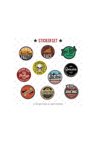 Bdls11 Küçük Boy 10lu Sticker Seti