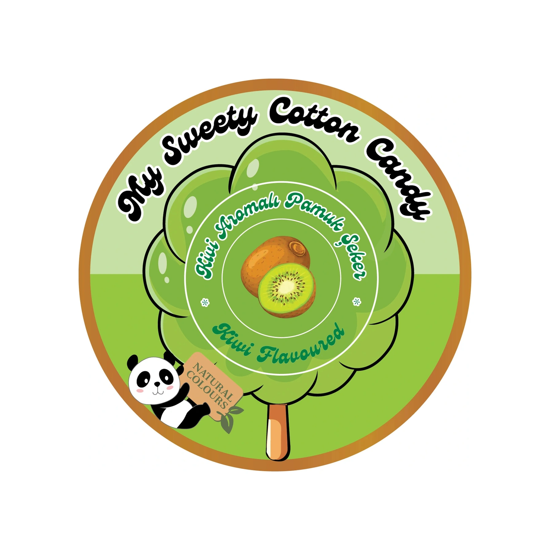 Kivi Aromalı Gurme Pamuk Şeker