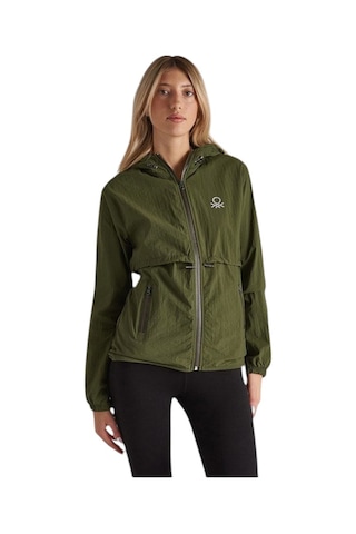 United Colors Of Benetton Raincoat Kadın Mont W20048 Yeşil