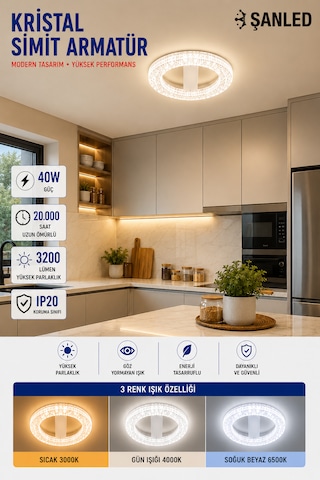 40w Simit Modeli Kristal Tasarruflu E27 Beyaz Işık Torch Led Ampul-1-2-4-6-8-10 Adettir 8 Adet